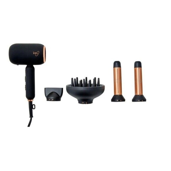 Ion Luxe 4-In-1 Autowrap Airstyler - Interchangeable Hair Dryer & Curler Dyson - Picture 3 of 4